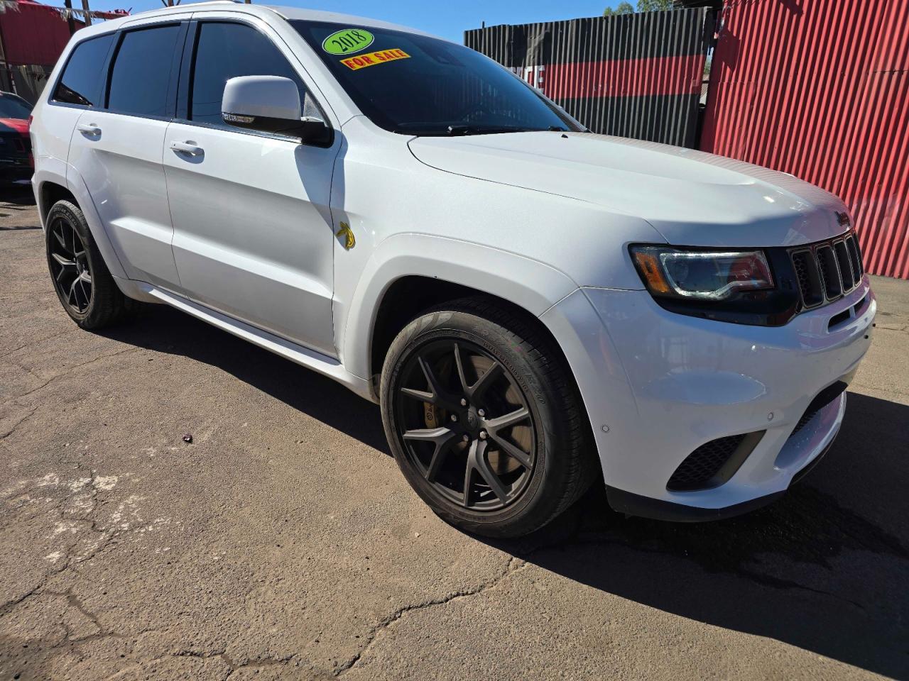 2018 Jeep Grand Cherokee Trackhawk, VIN 1C4RJFN92JC452997 — Ранее повреждён