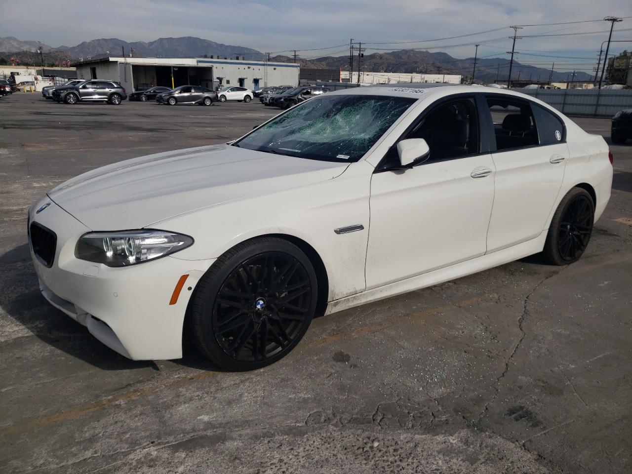 2016 BMW 5 Series 550i, VIN WBAKN9C58GD962066 — Vandalism