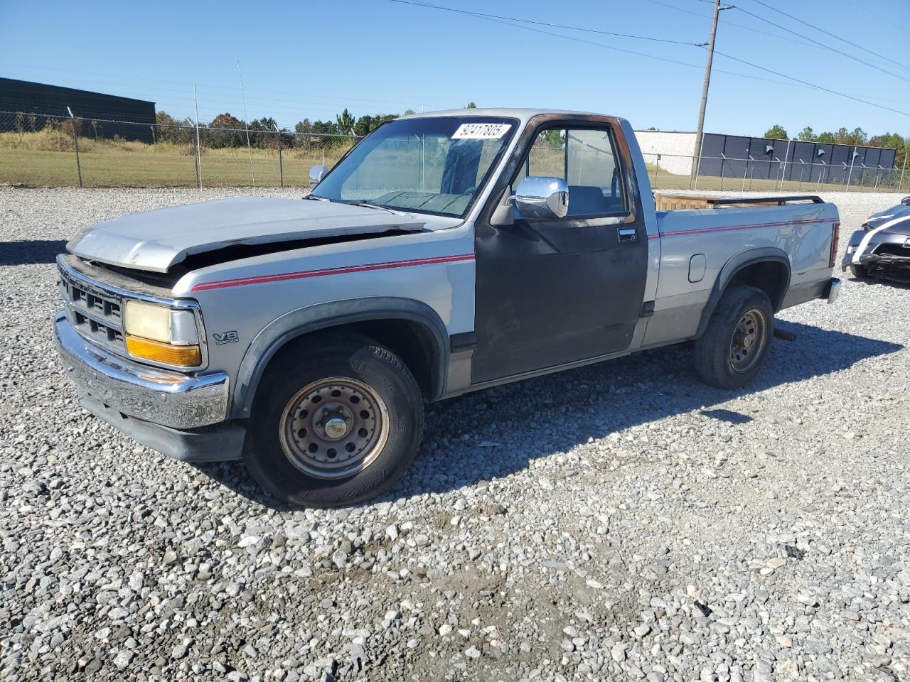 1992 Dodge Dakota S, VIN 1B7FL26Y5NS633468 — Перед
