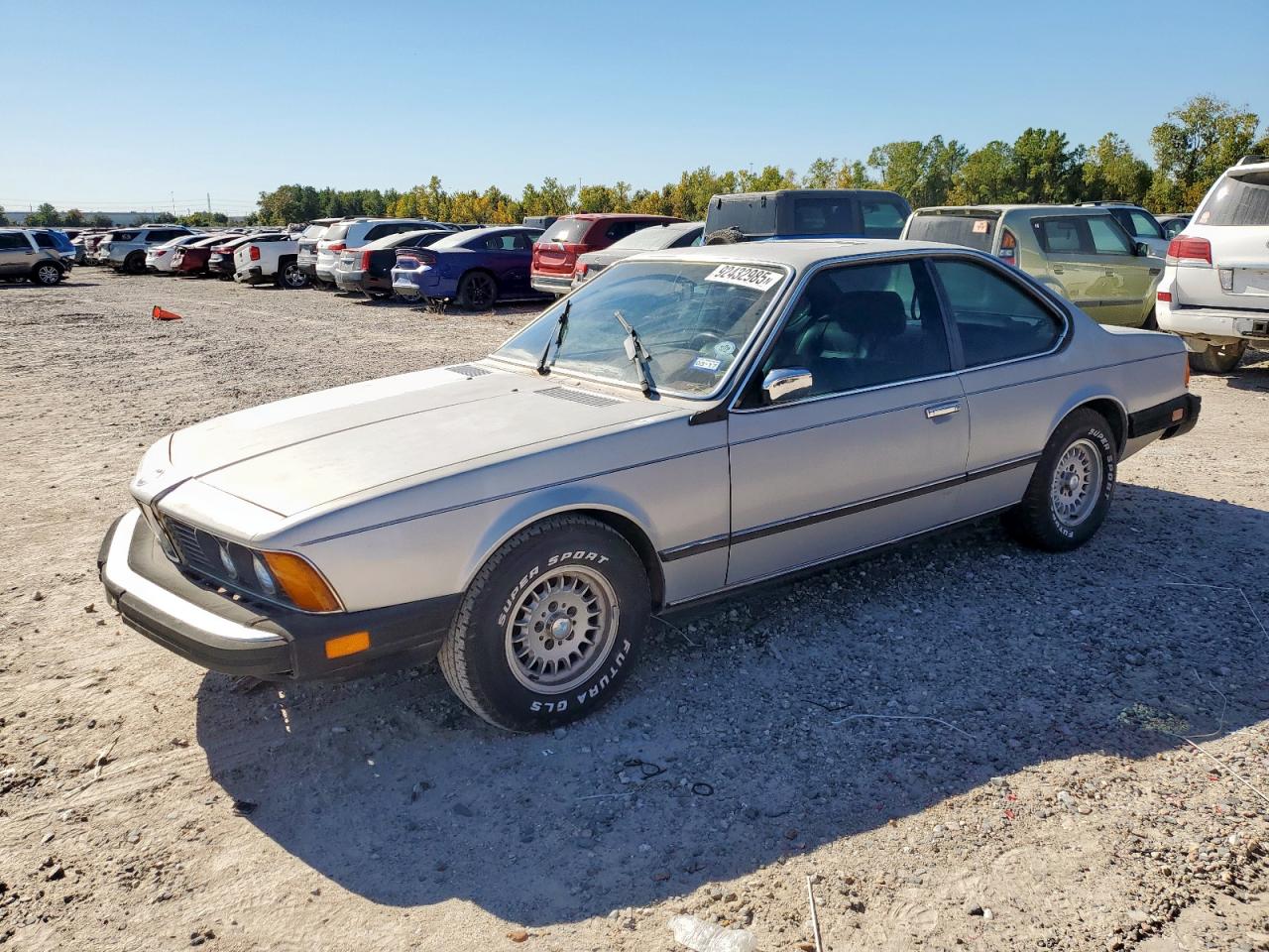 1984 BMW 6 Series, VIN WBAEB840XE6997180 — Normal wear
