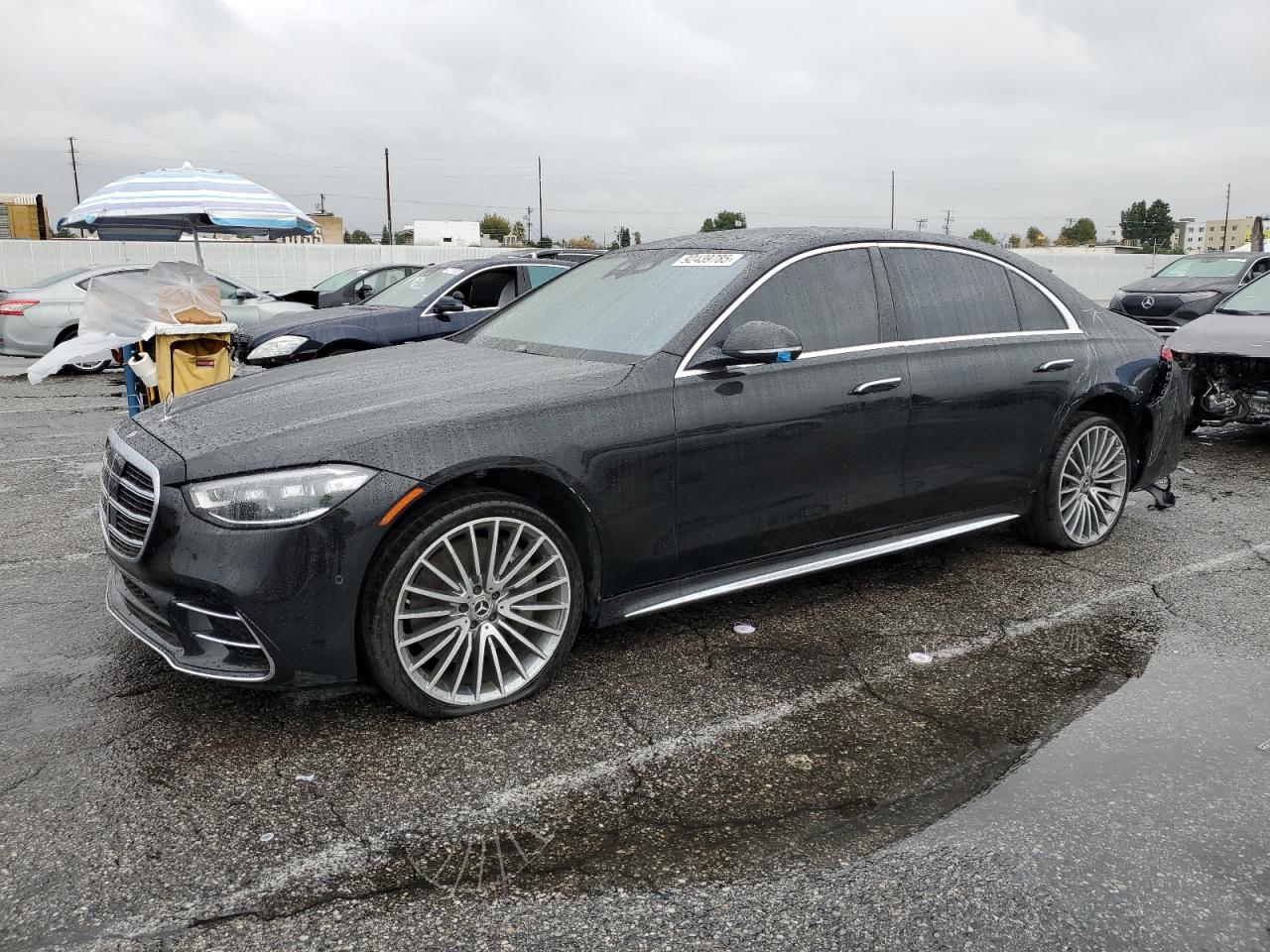 2022 Mercedes-Benz S 580, VIN W1K6G7GB2NA142945 — Rear end