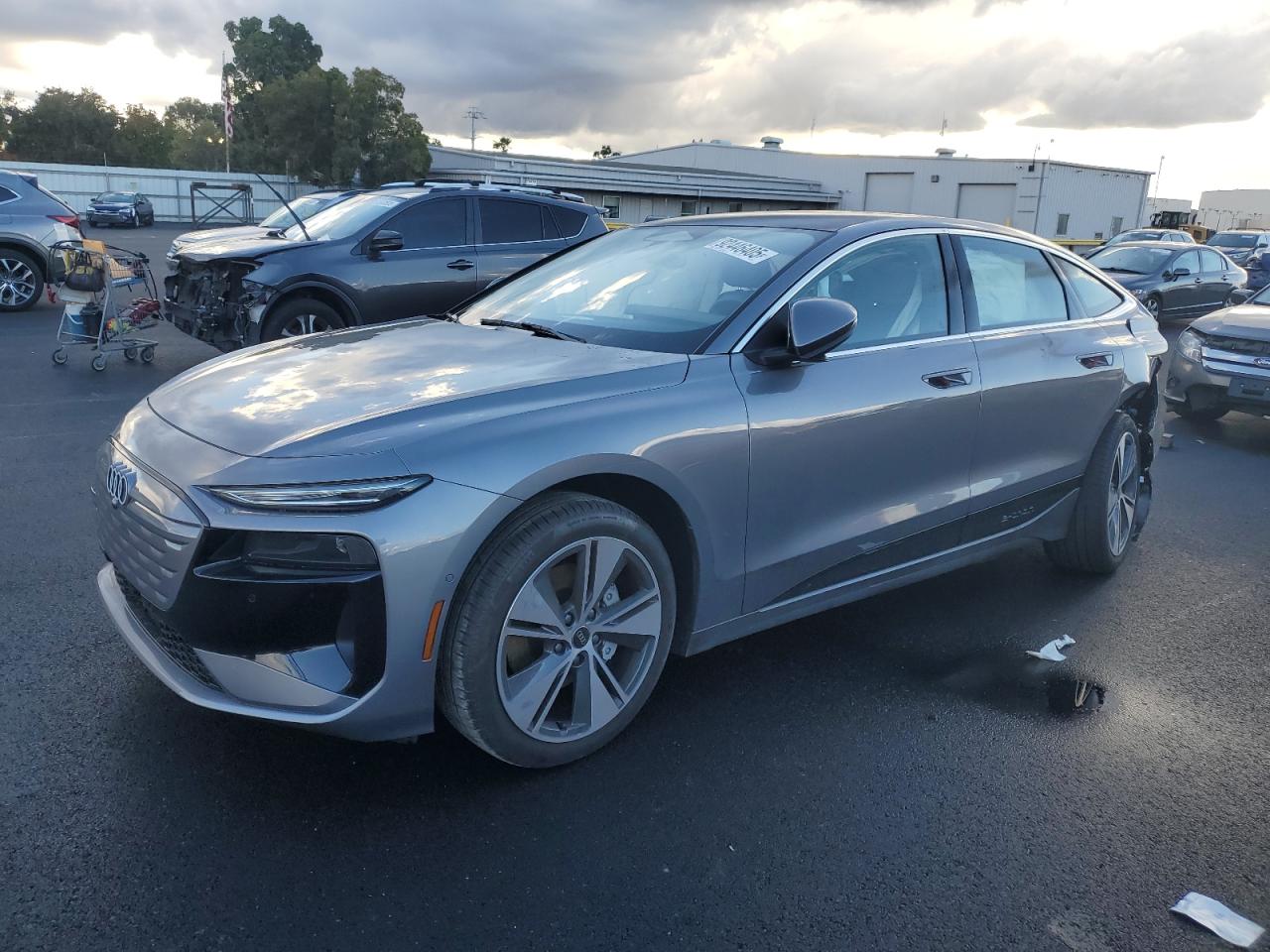 2025 Audi A6 e-tron Premium, VIN WAU1CAGH2SA018636 — Rear end
