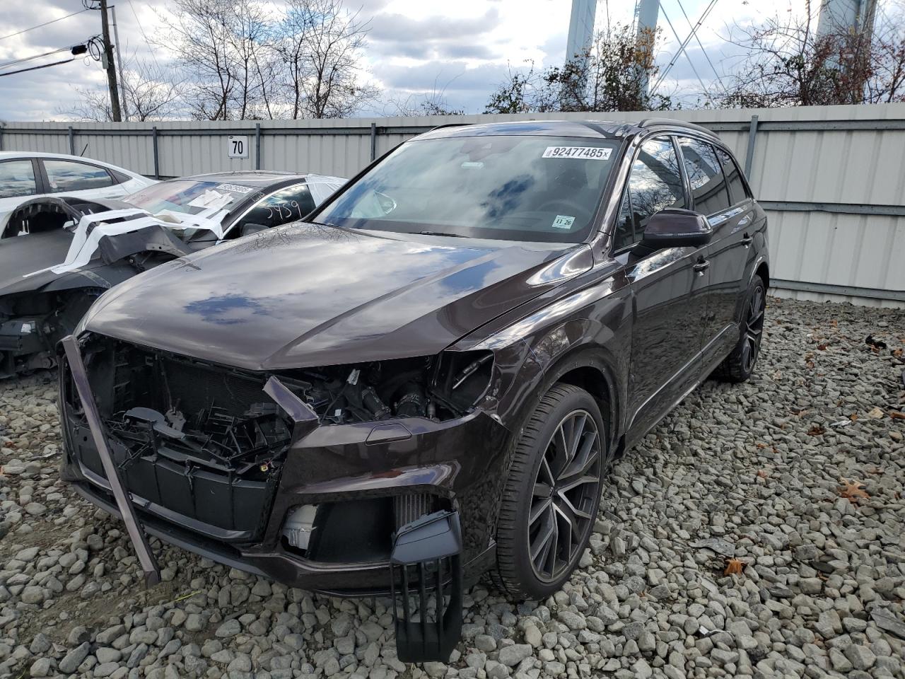 2021 Audi Q7 Prestige, VIN WA1VXAF74MD024922 — Frame damage