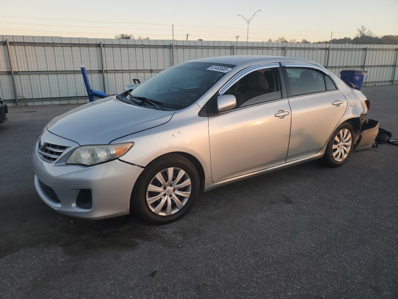 2013 Toyota Corolla LE, VIN 5YFBU4EE1DP118448 — Rear end