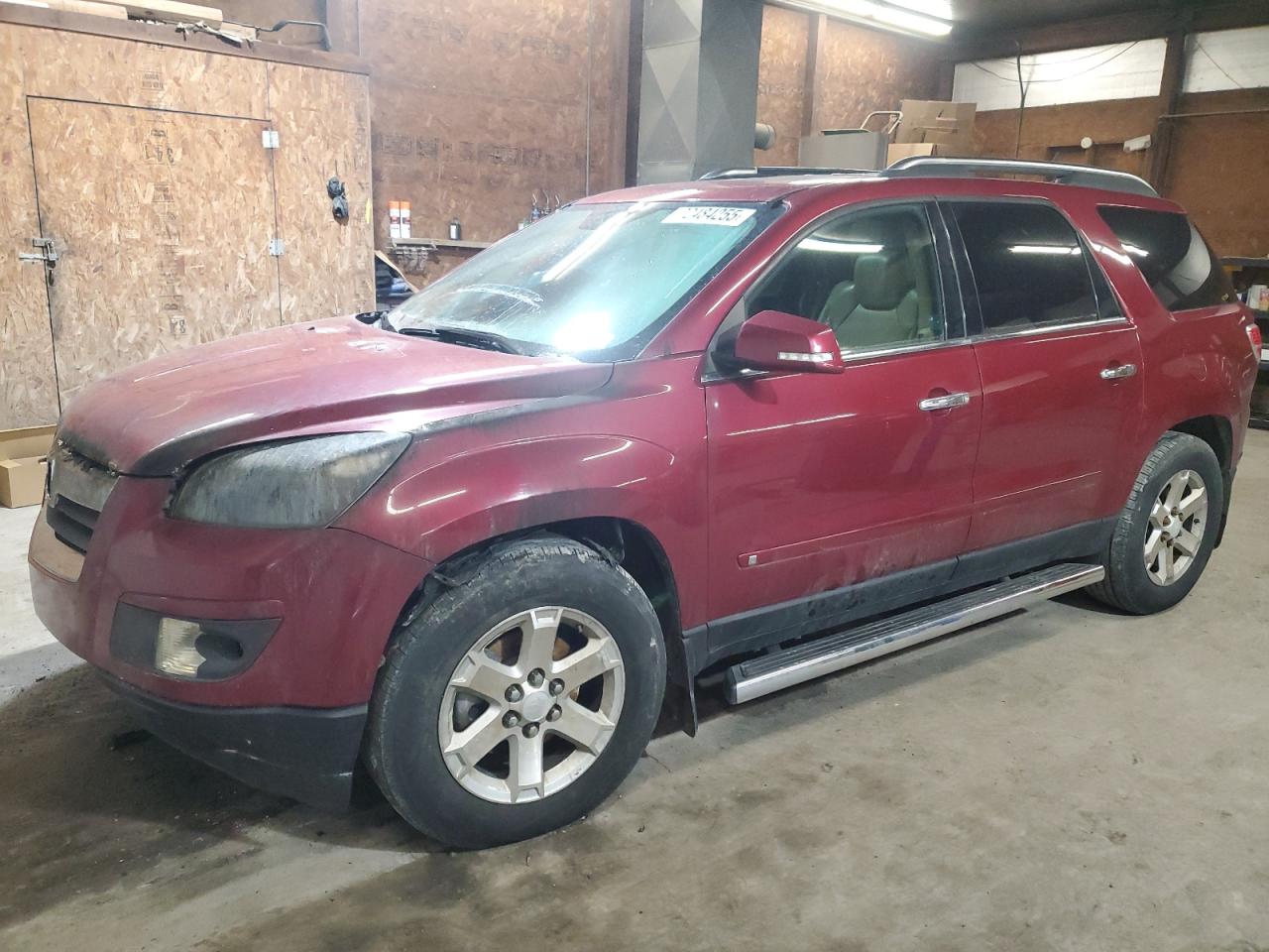 2008 Saturn Outlook XR, VIN 5GZEV237X8J175212 — Пожар