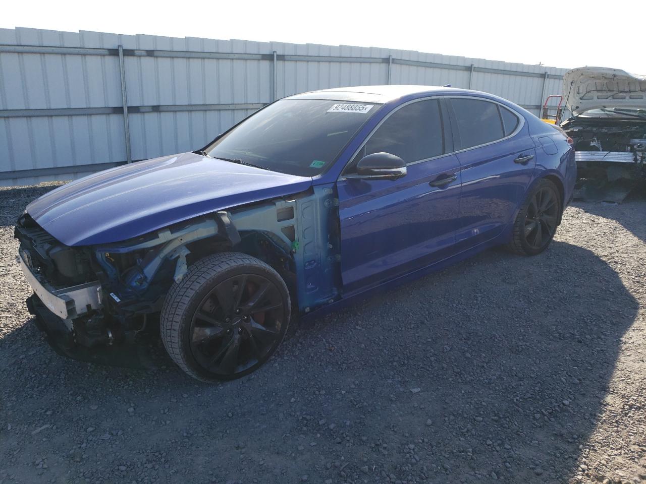 2022 Genesis G70 3.3T, VIN KMTG54TE5NU095865 — Front end