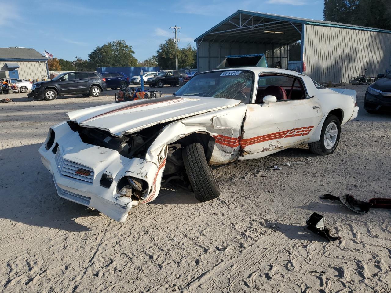 1981 Chevrolet Camaro, VIN 1G1AP87H8BL120939 — Front end