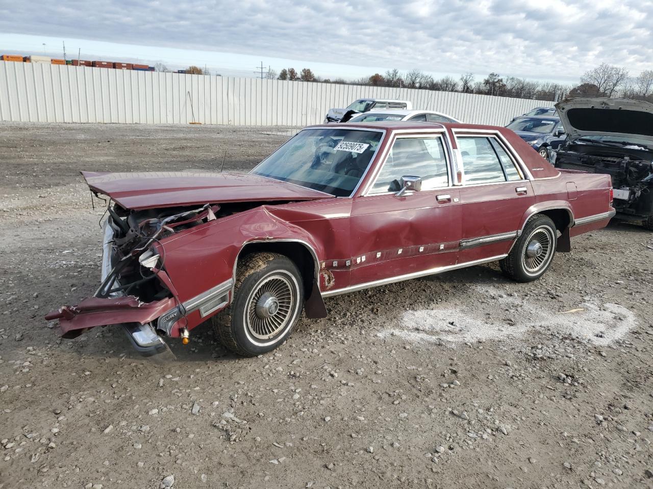 1989 Mercury Grand Marquis, VIN 2MEBM75F2KX680702 — Front end