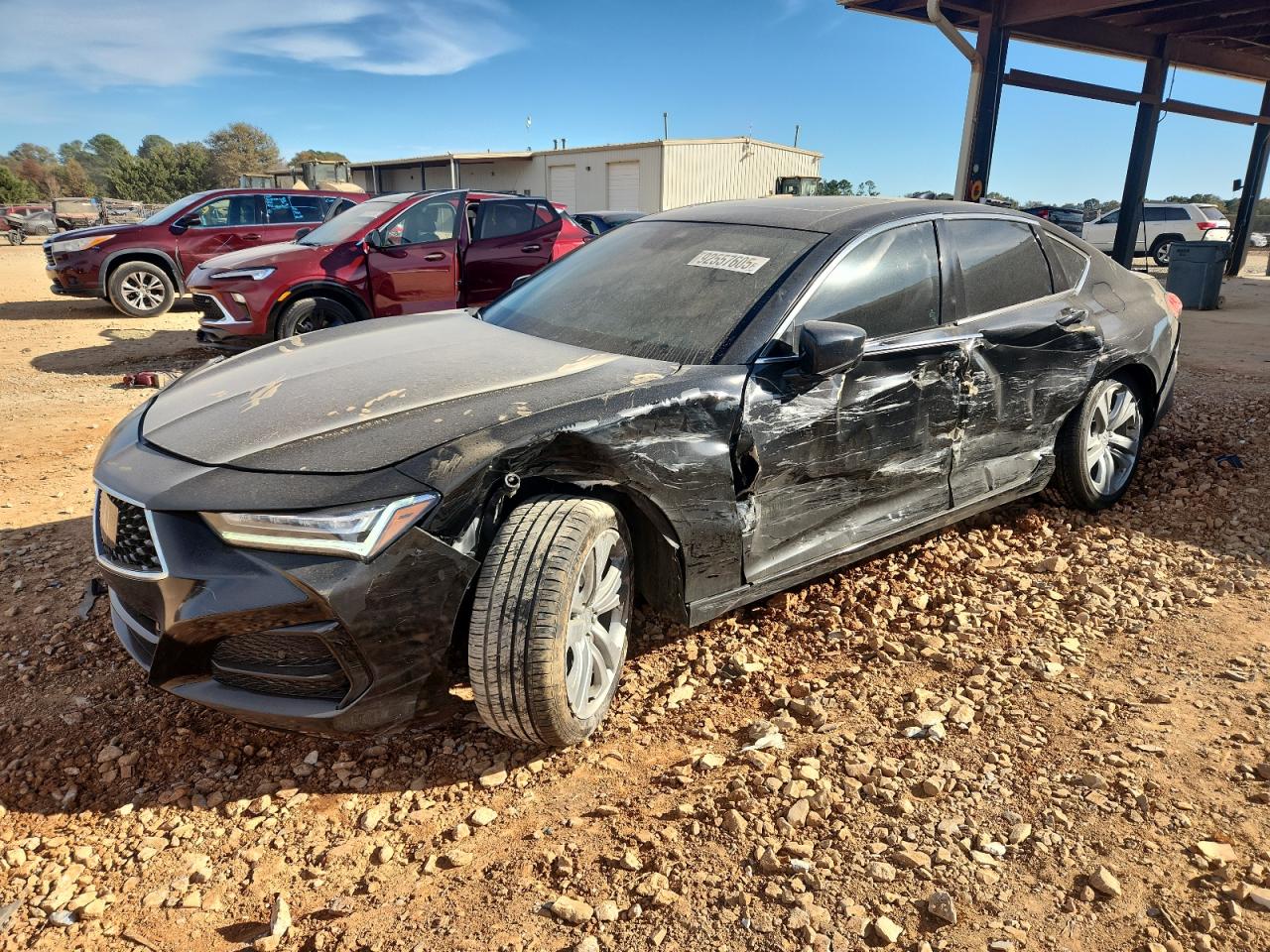2021 Acura TLX Technology, VIN 19UUB5F41MA012761 — Prior damage history