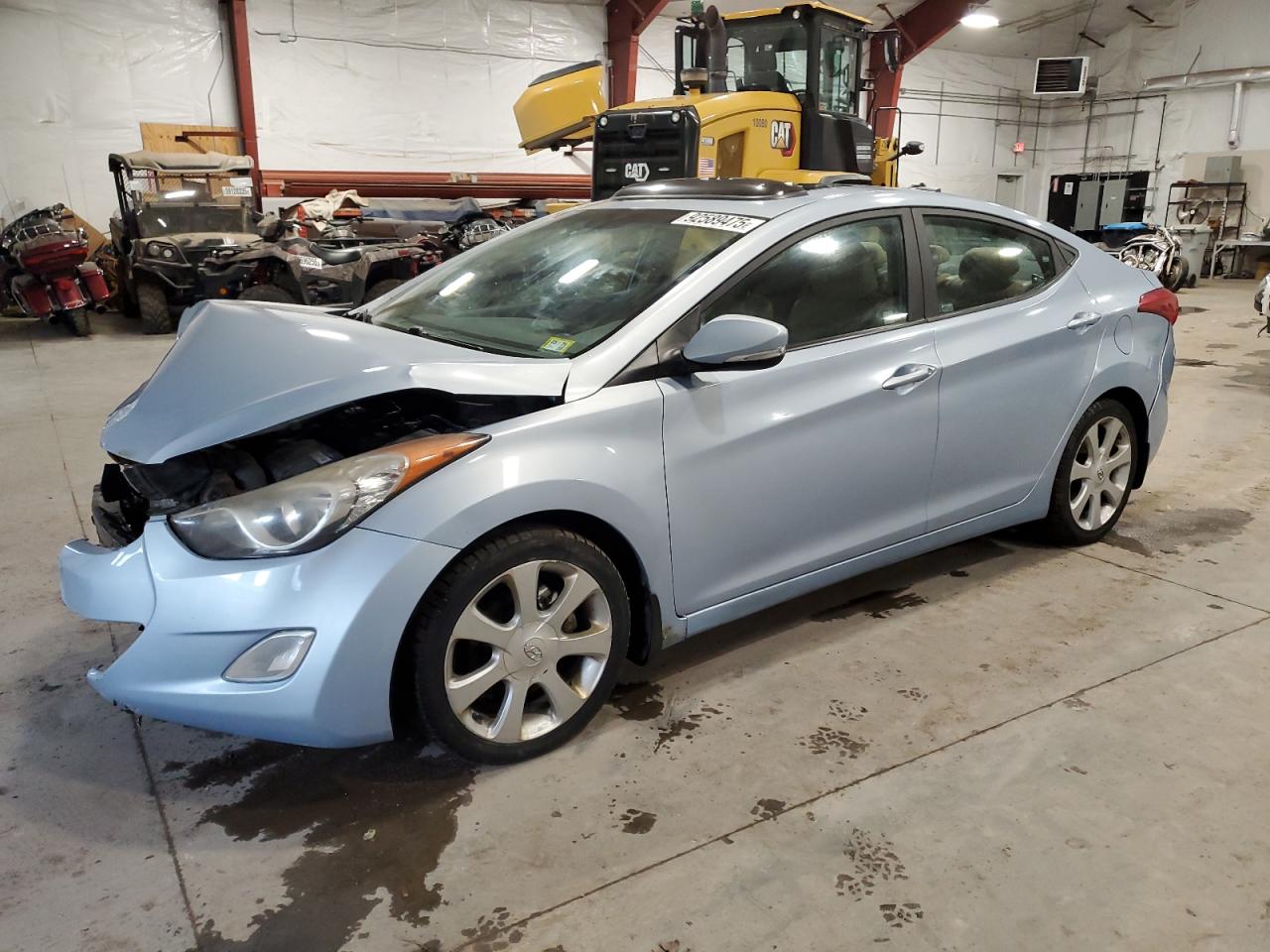 2012 Hyundai Elantra Limited, VIN KMHDH4AE6CU432631 — Front end