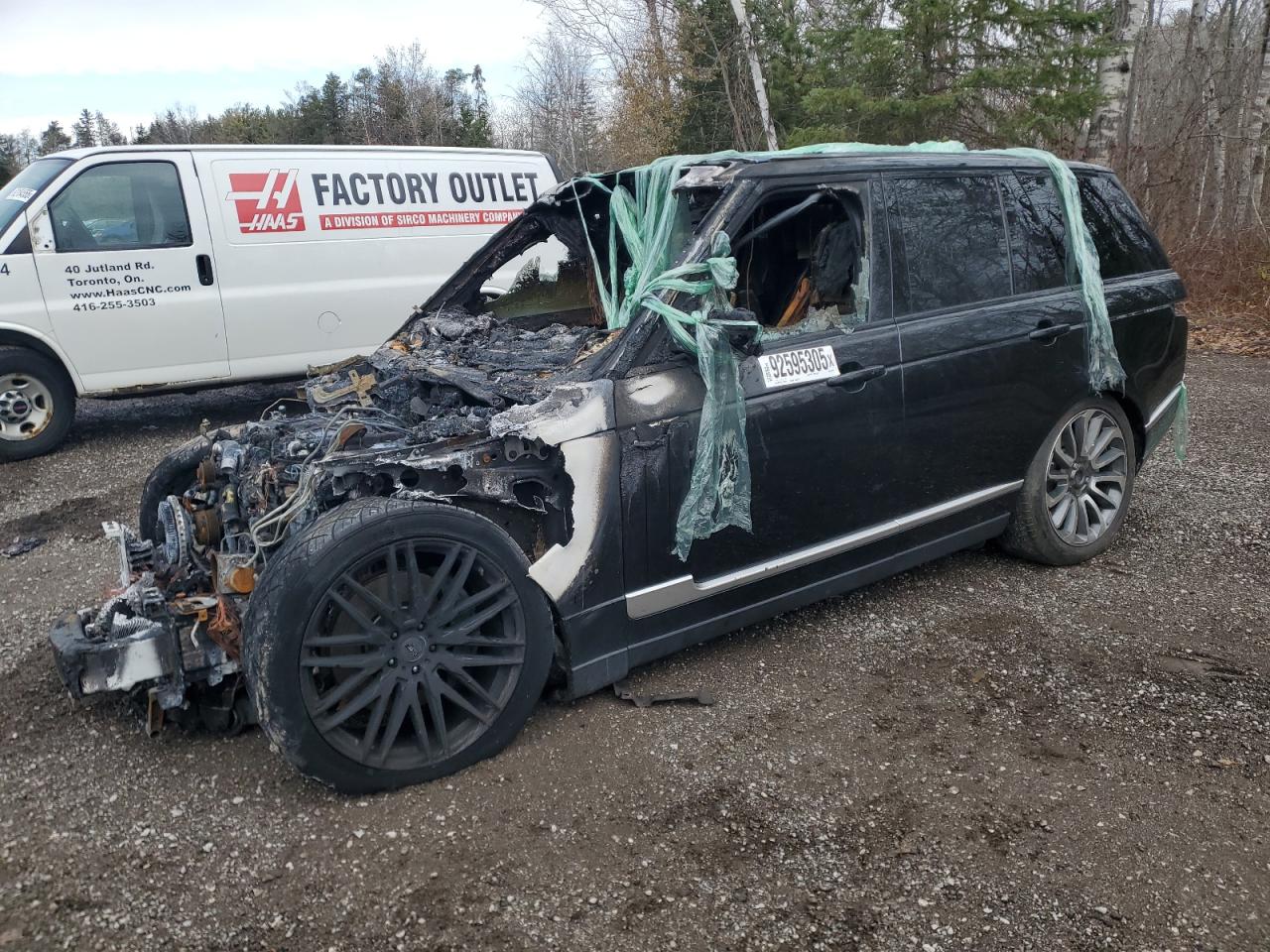 2017 Land Rover Range Rover, VIN SALGS2FE4HA375752 — Engine fire