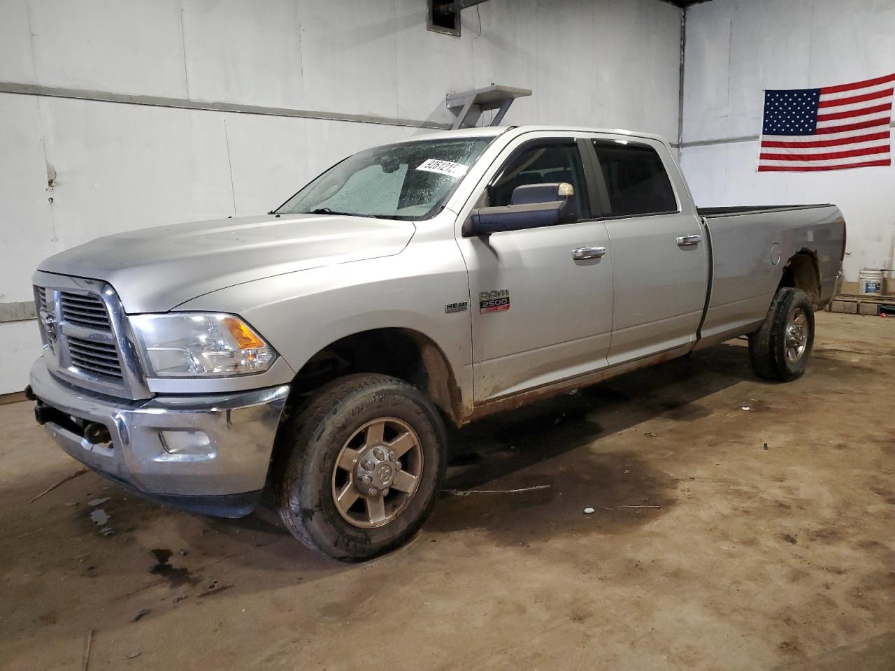 2011 Ram 2500 Big Horn, VIN 3D7TT2CT0BG577671 — Engine fire