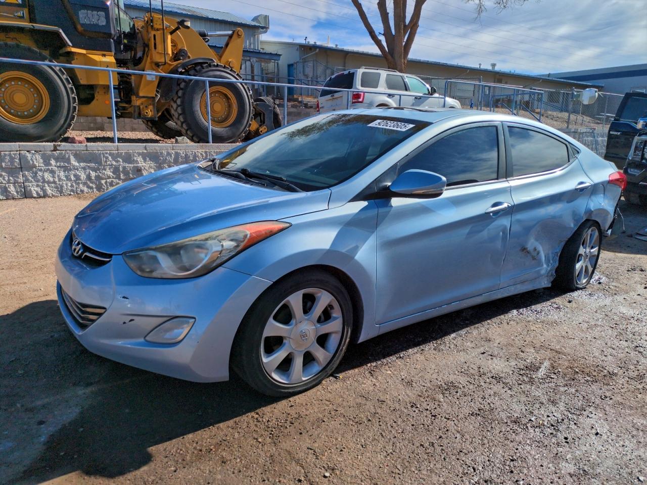 2011 Hyundai Elantra GLS, VIN KMHDH4AE1BU094036 — Rear end