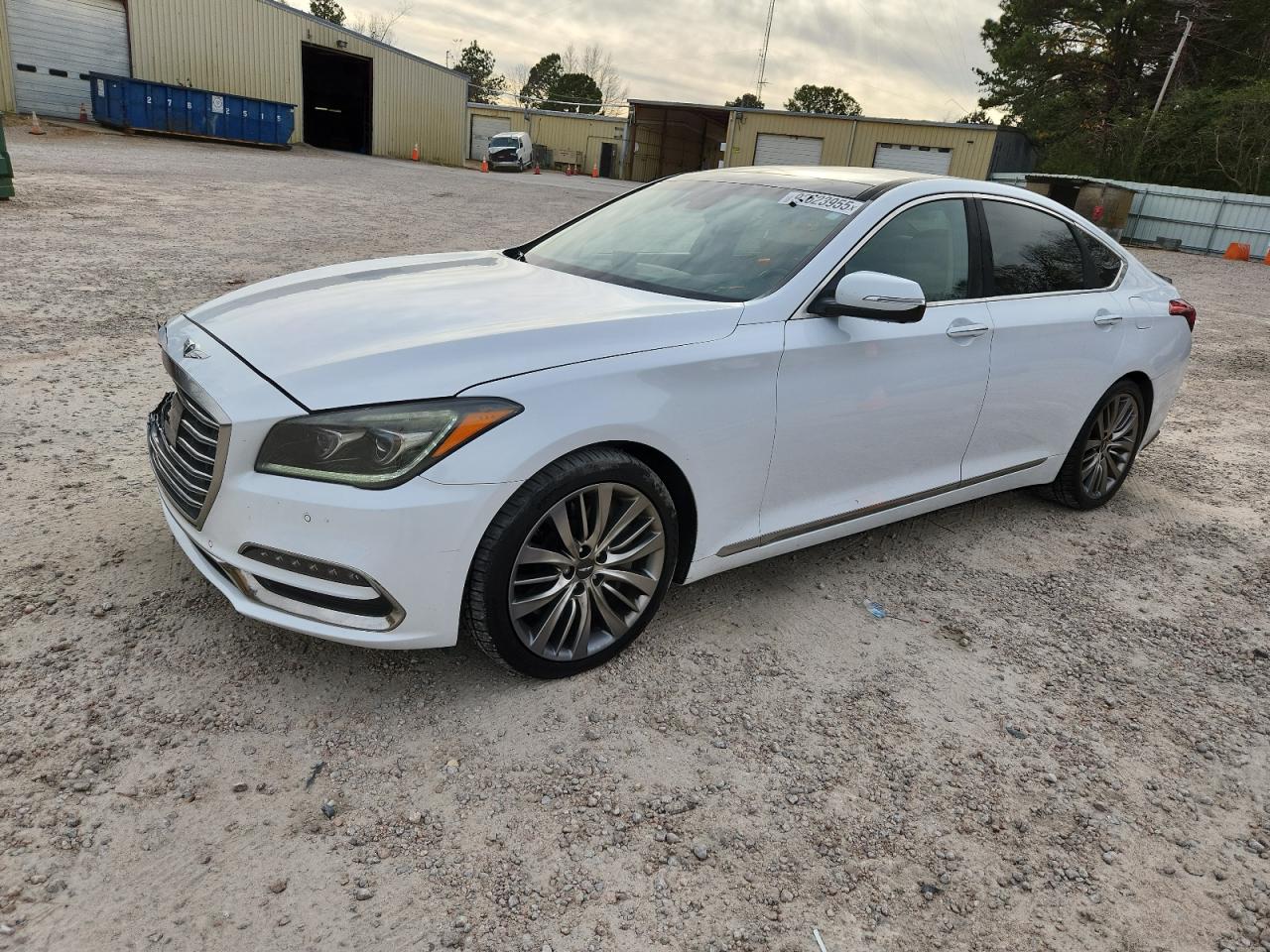 2018 Genesis G80 Ultimate, VIN KMHGN4JF8JU256922 — Front end