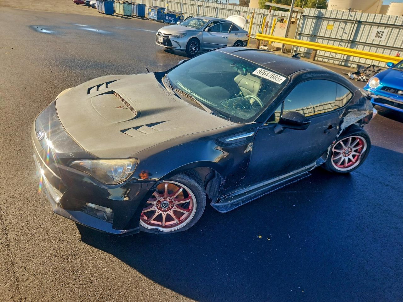2015 Subaru BRZ Limited, VIN JF1ZCAC19F9602611 — Rear end
