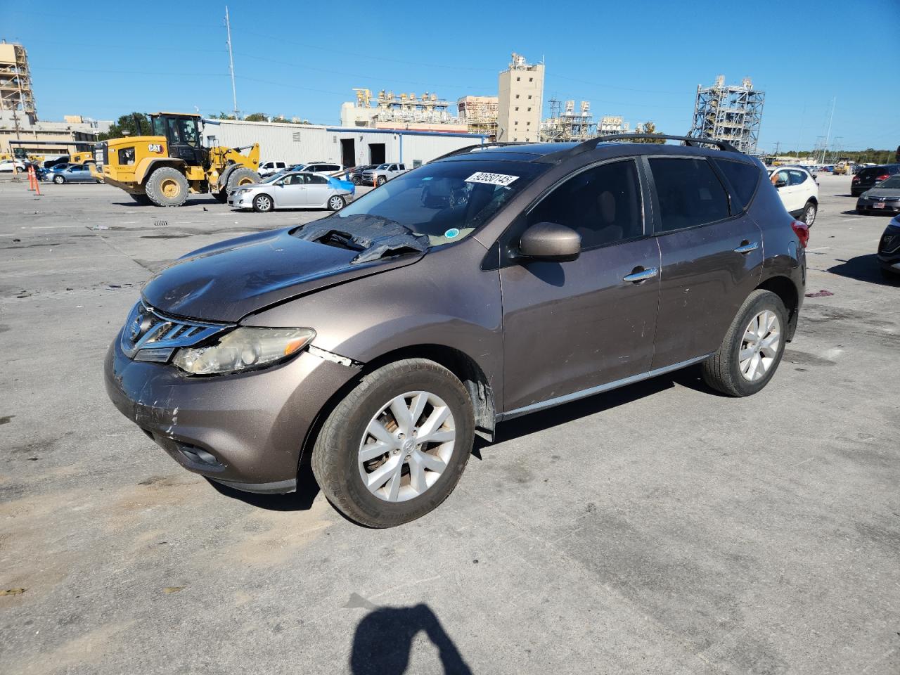 2014 Nissan Murano SL, VIN JN8AZ1MU5EW405261 — Front end