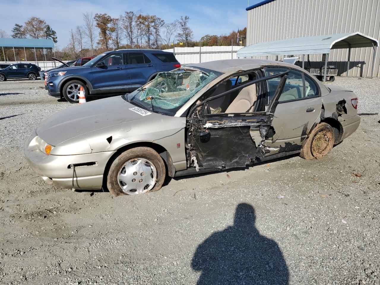 2001 Saturn SL, VIN 1G8ZH52801Z297908 — Опрокидывание