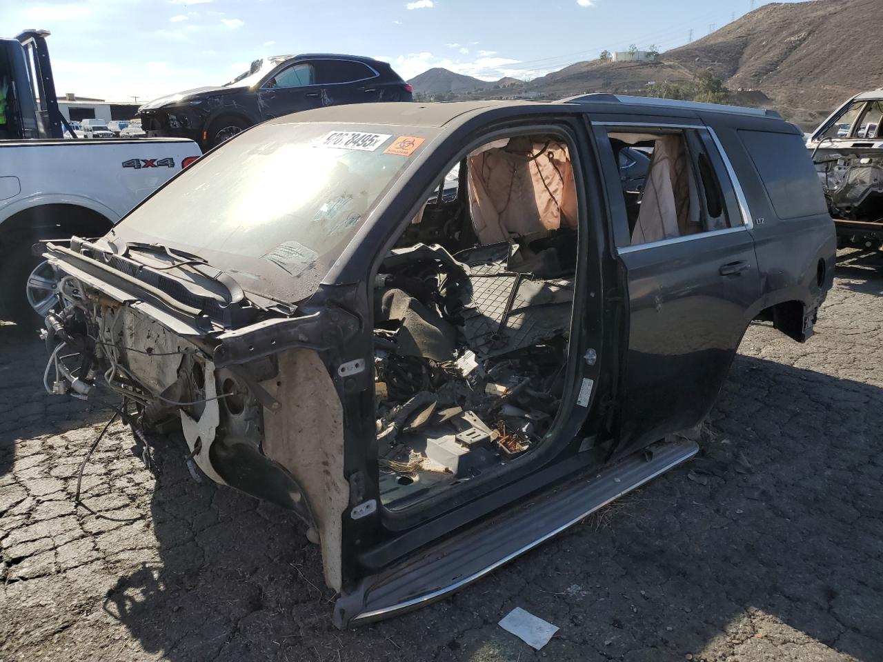2015 Chevrolet Tahoe LTZ, VIN 1GNSKCKC0FR547762 — Missing or altered VIN