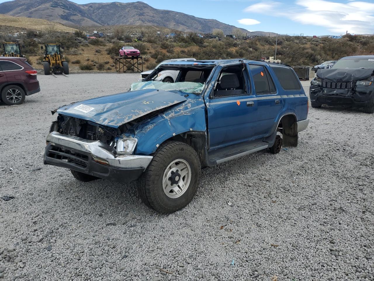 1992 Toyota 4Runner, VIN JT3VN39W2N0089520 — Rollover