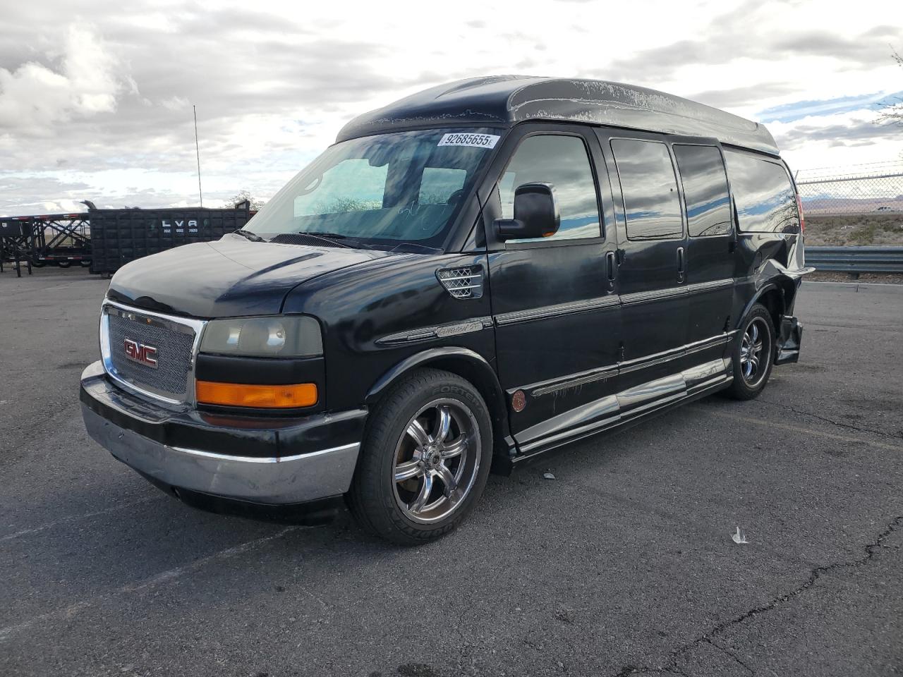 2010 GMC Savana Cargo YF7 Upfitter, VIN 1GDUGEB42A1150483 — Rear end