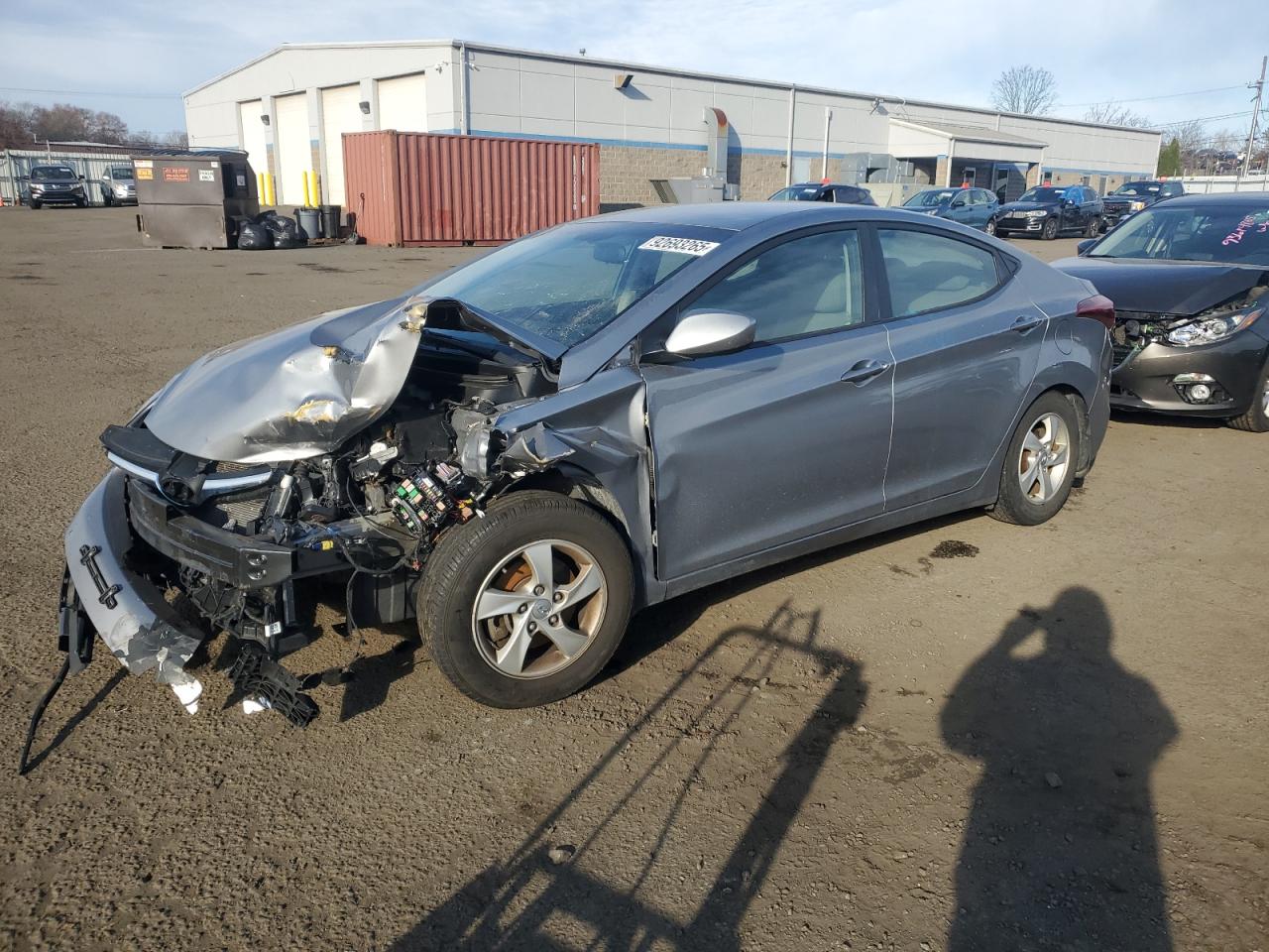 2015 Hyundai Elantra SE, VIN KMHDH4AE0FU321349 — Front end
