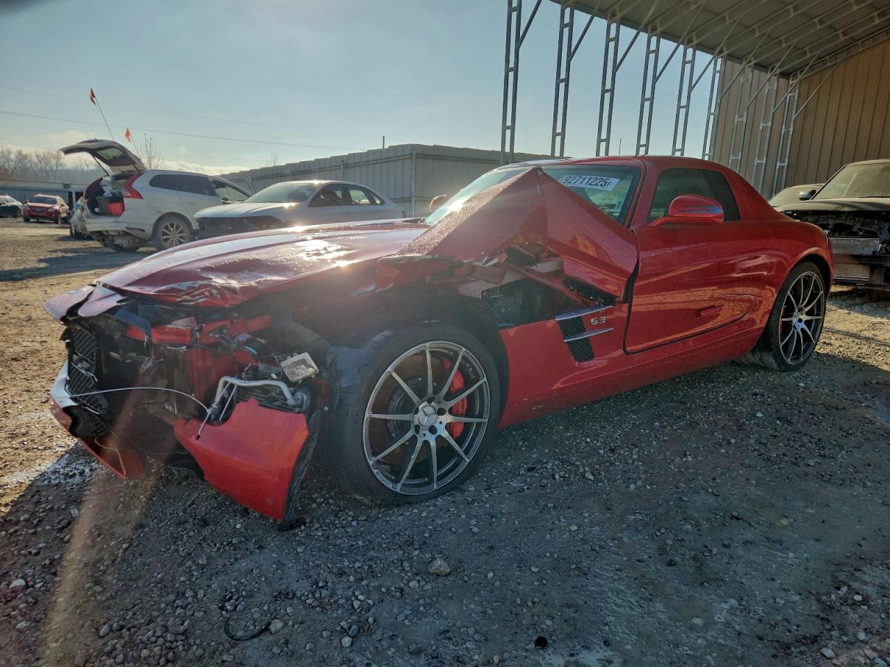 2012 Mercedes-Benz SLS AMG SLS AMG, VIN WDDRJ7HA5CA009159 — Front end