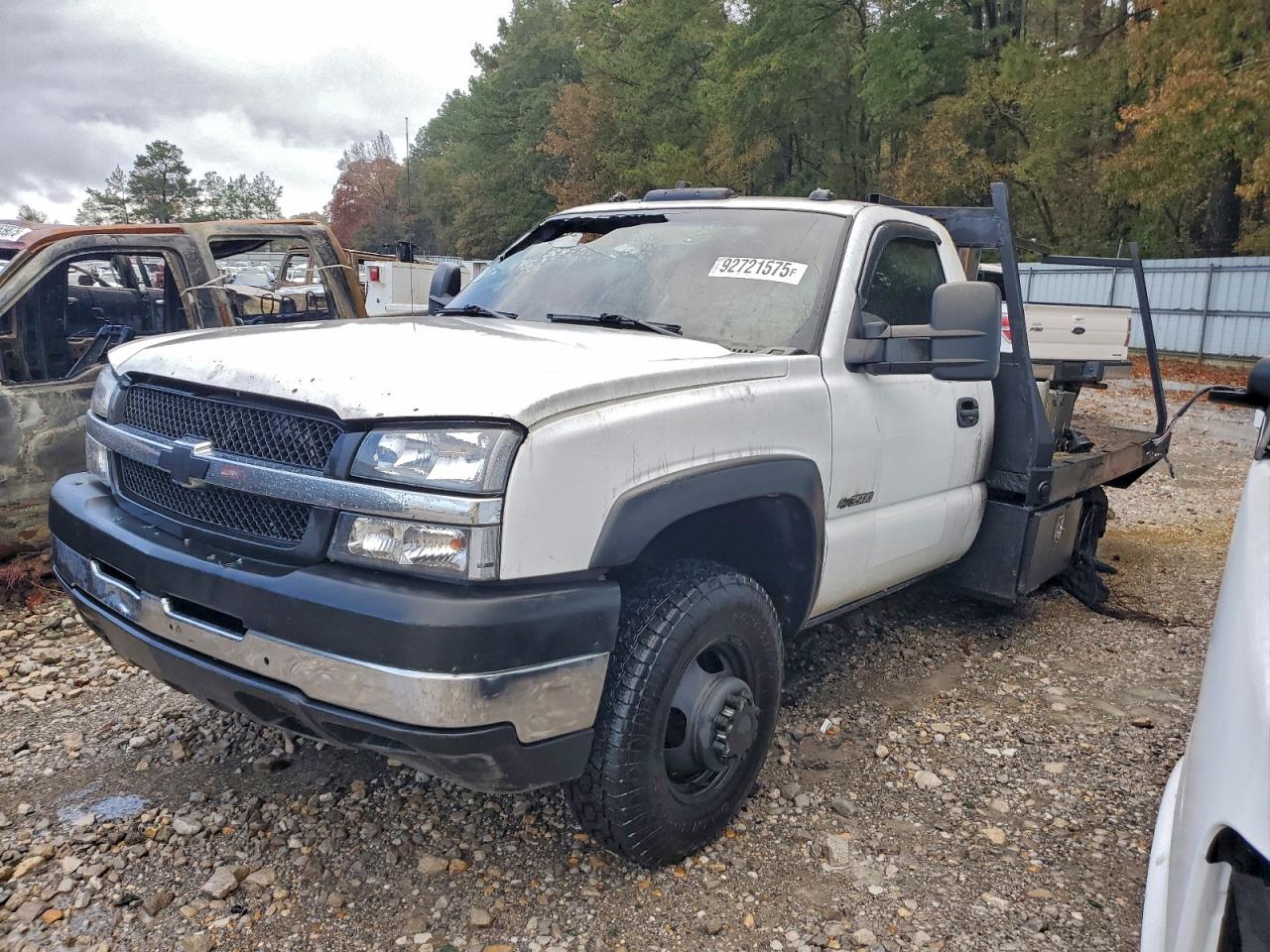 2004 Chevrolet Silverado 3500 WT, VIN 1GBJC34U84E388974 — Burn