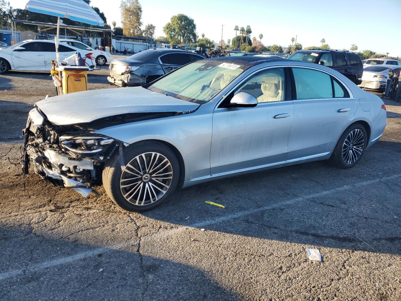 2024 Mercedes-Benz S 580e, VIN W1K6G6KB4RA274998 — Front end