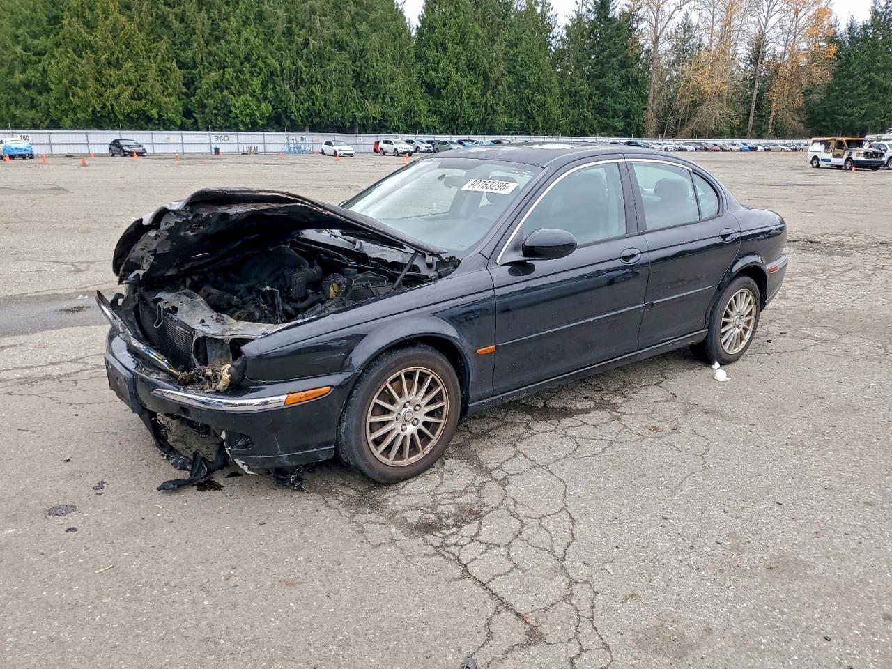 2007 Jaguar X-Type, VIN SAJWA51A07WJ23236 — Пожар