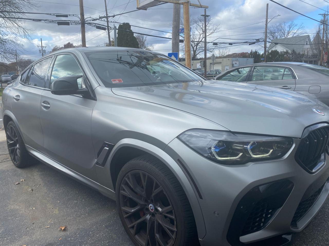 2022 BMW X6 M, VIN 5YMCY0C07N9M97270 — Prior damage history