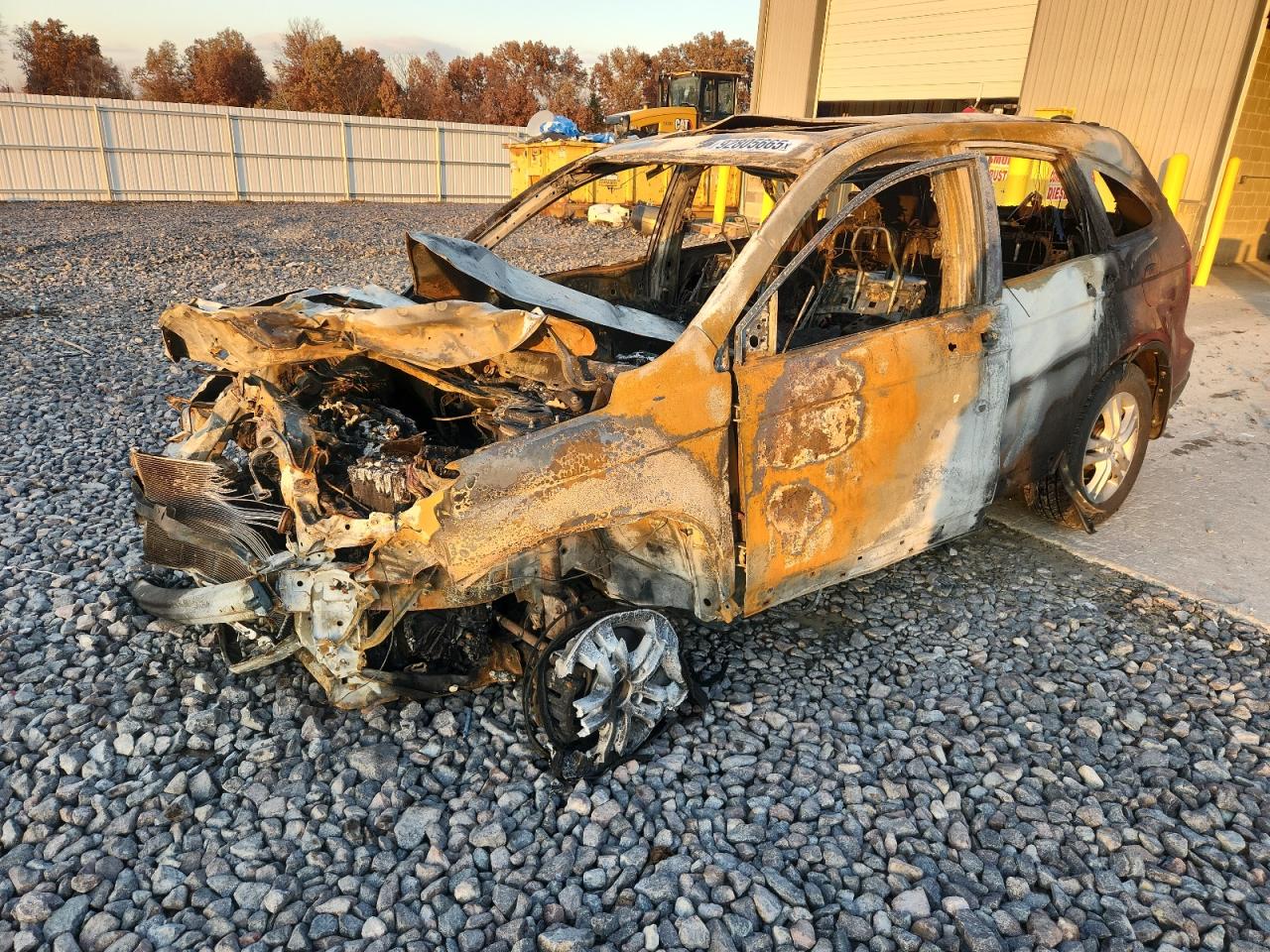 2011 Honda CR-V EX, VIN JHLRE4H59BC000146 — Burn