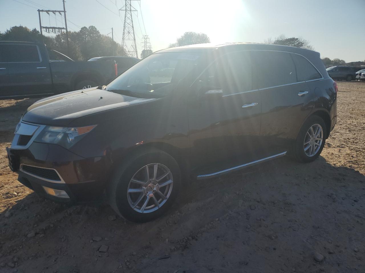 2013 Acura MDX Technology, VIN 2HNYD2H39DH505659 — Prior damage history