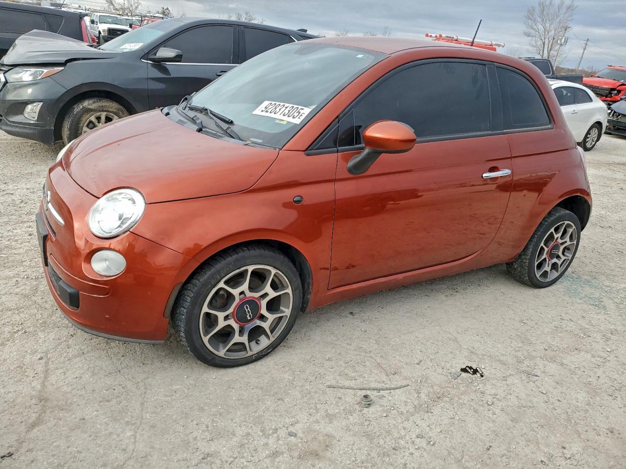 2014 FIAT 500 Pop, VIN 3C3CFFAR7ET170060 — Minor dents and scratches