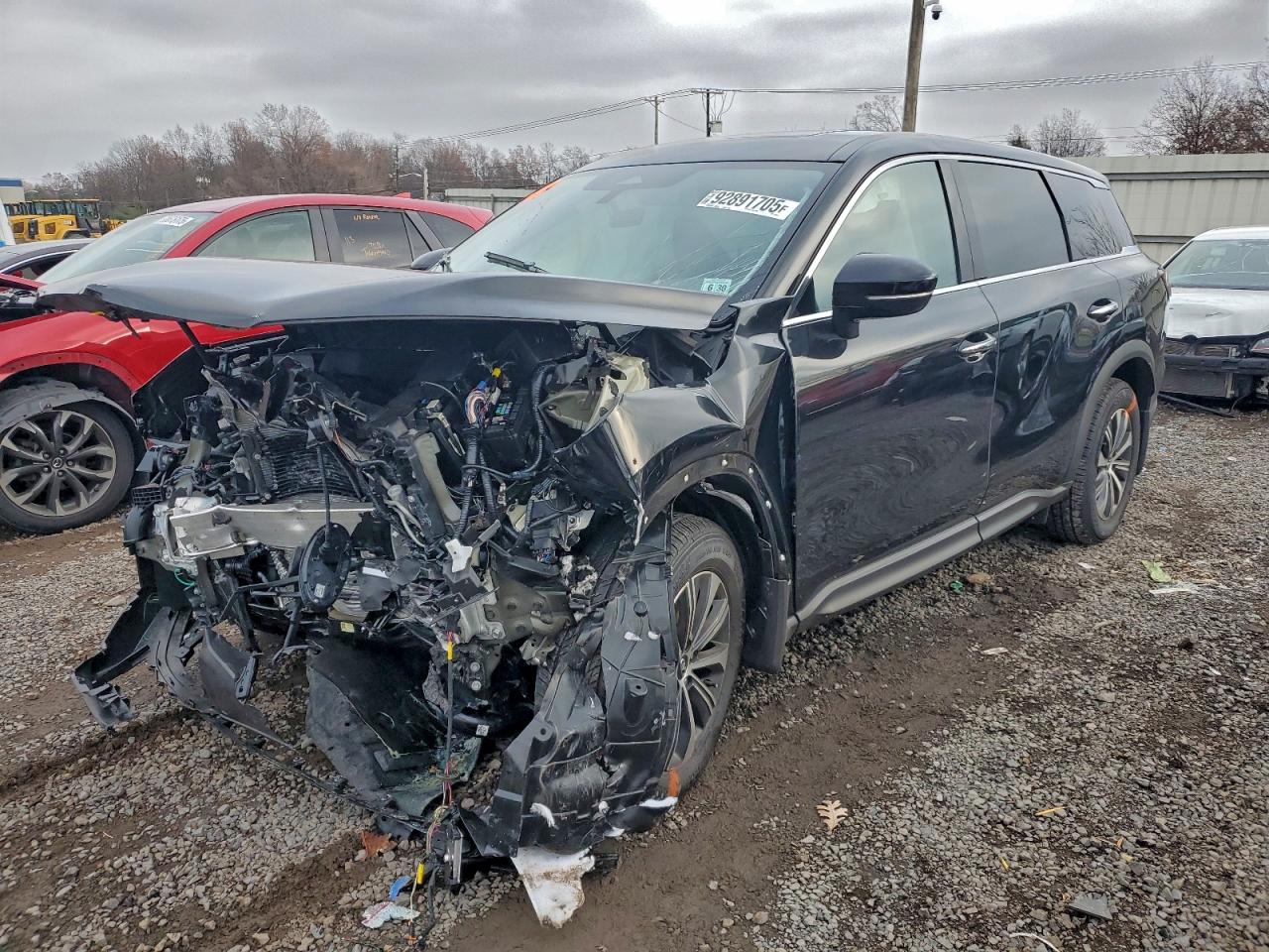 2025 Infiniti QX60 Pure, VIN 5N1AL1ES0SC331122 — Auction photo