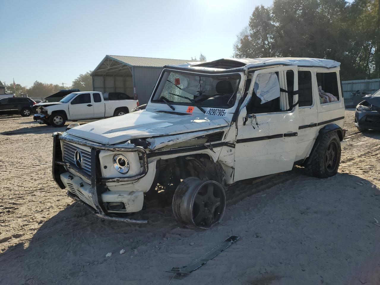 2008 Mercedes-Benz G 5.5L AMG, VIN WDCYR71E98X172343 — Roof