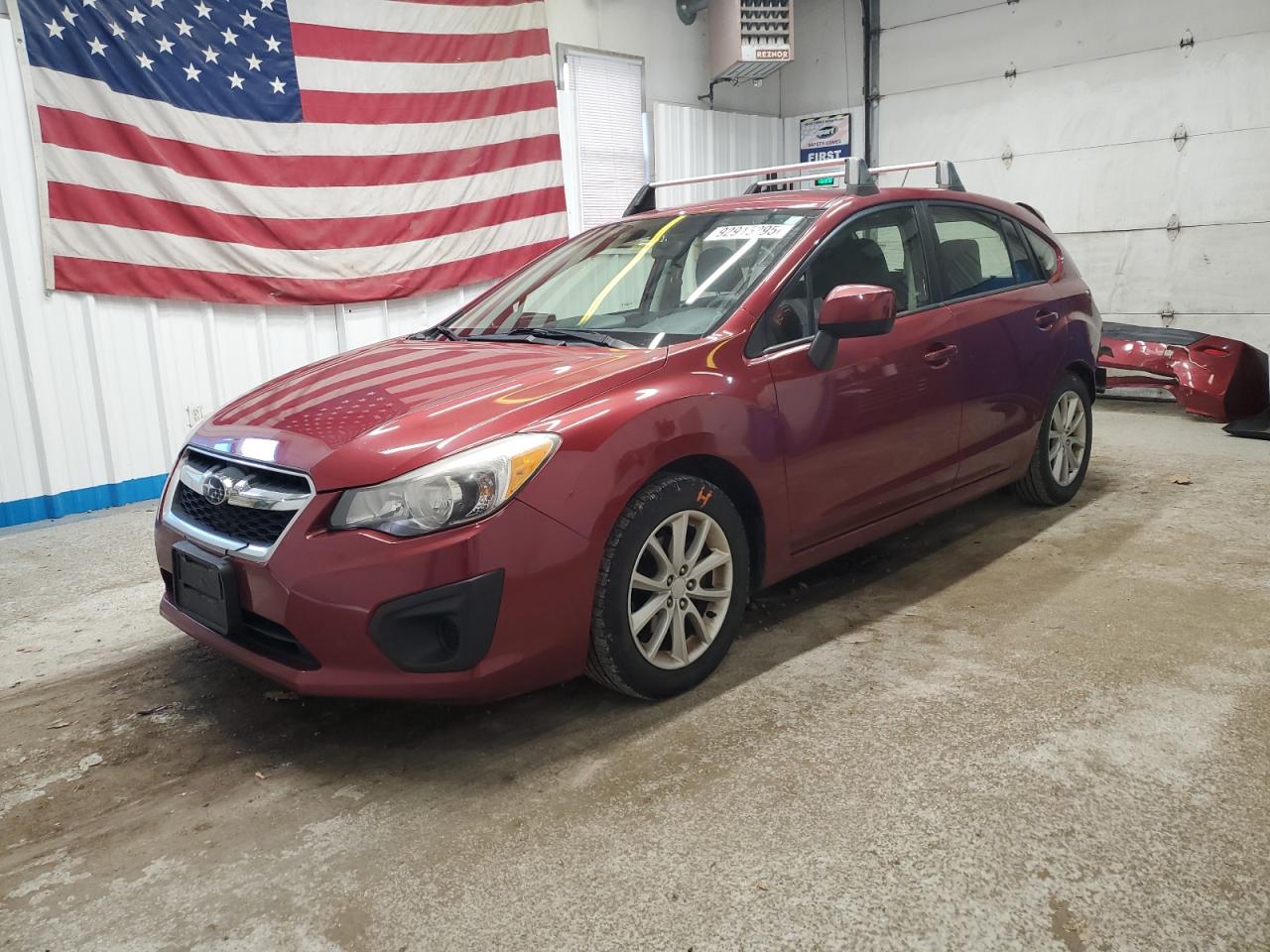 2014 Subaru Impreza Premium, VIN JF1GPAC6XEH331991 — Rear end