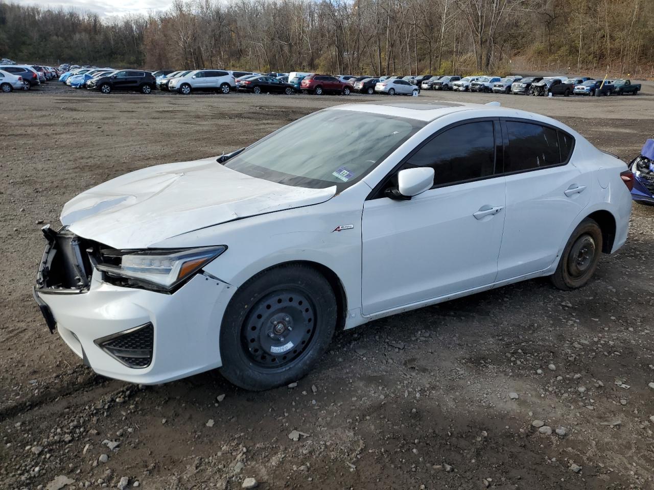 2020 Acura ILX Premium, VIN 19UDE2F8XLA001409 — Stripped