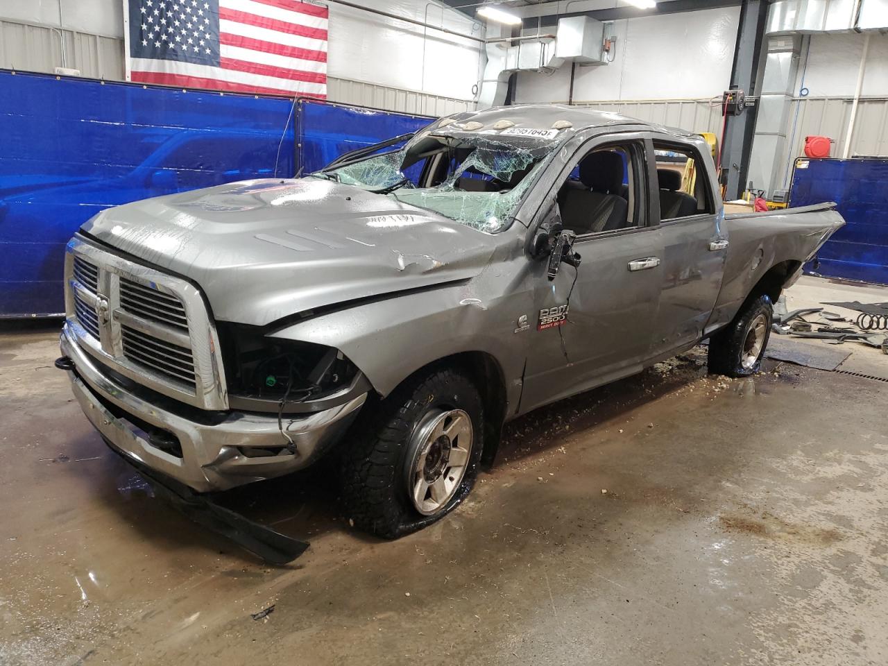 2010 Dodge 2500 SLT, VIN 3D7UT2CL6AG128773 — Rollover