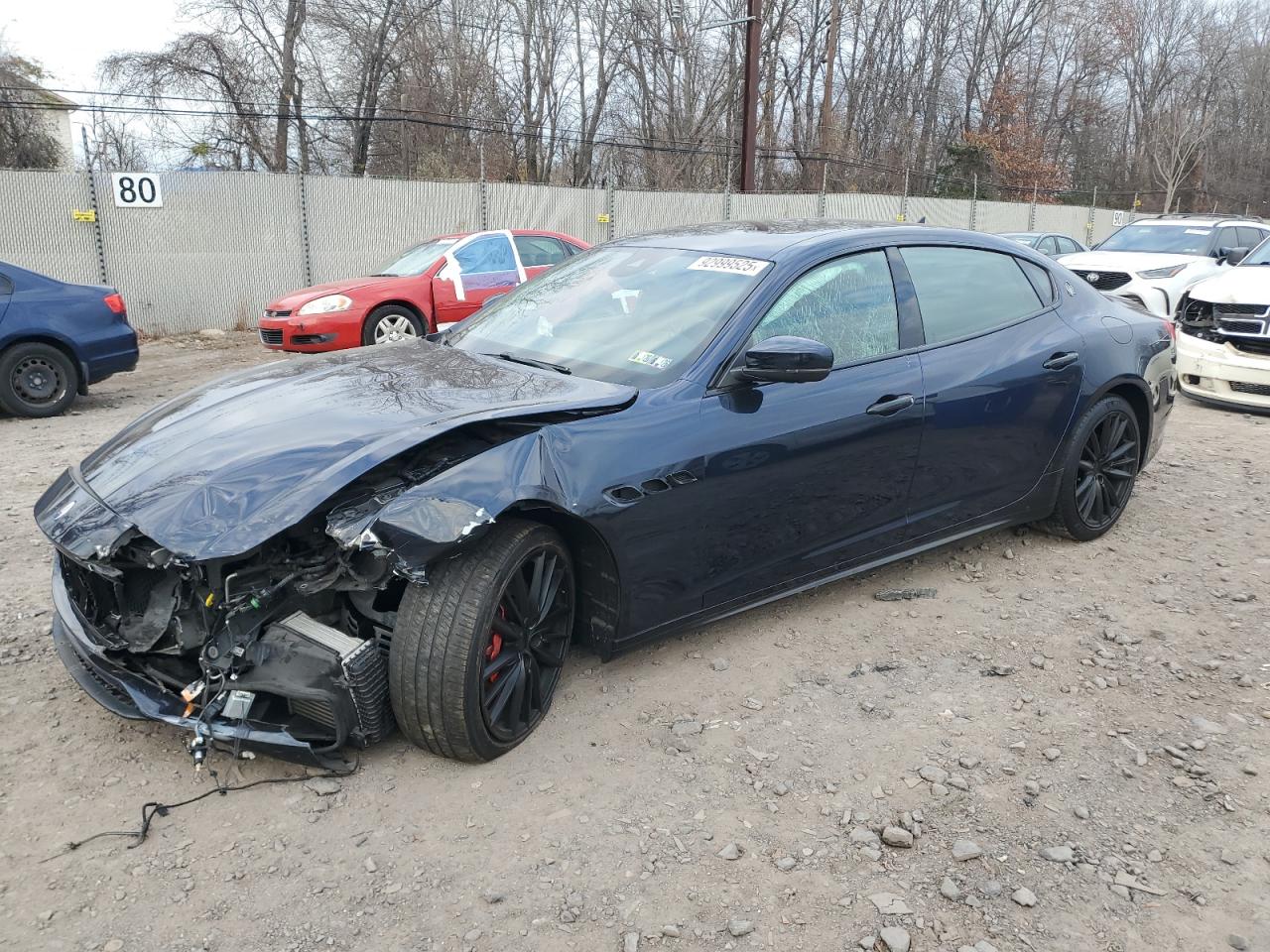 2019 Maserati Quattroporte S Q4, VIN ZAM56YRA0K1339588 — Перед