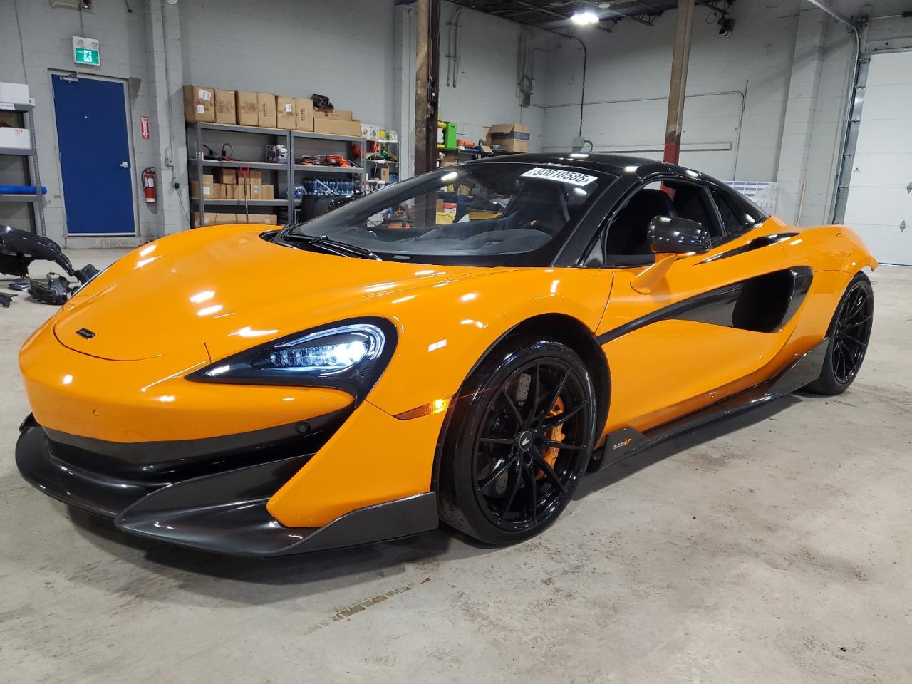 2020 McLaren 600LT, VIN SBM13SAA7LW007616 — Rear end