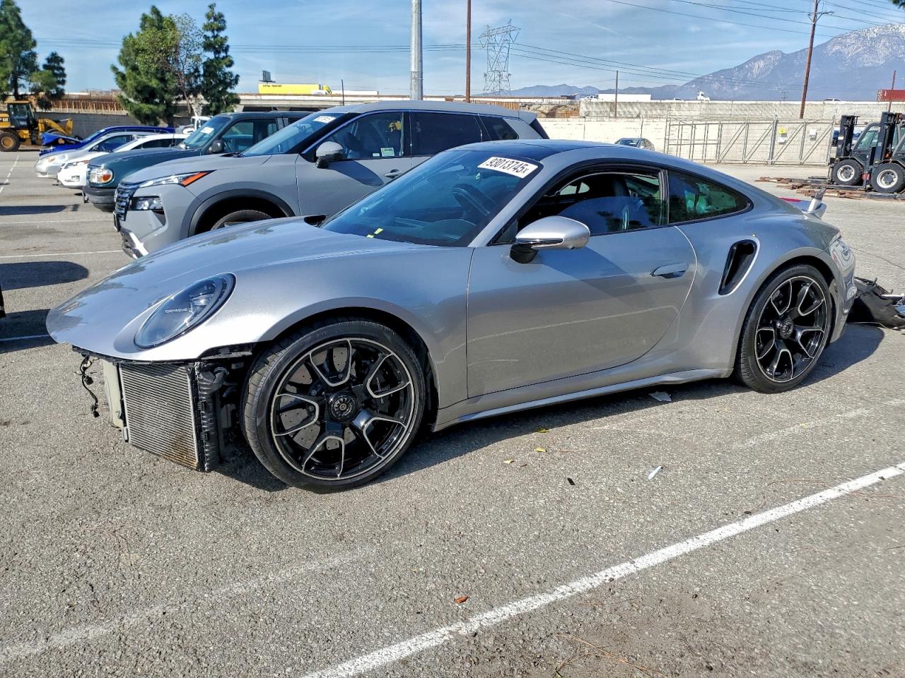 2021 Porsche 911 Turbo S, VIN WP0AD2A9XMS257386 — Front end