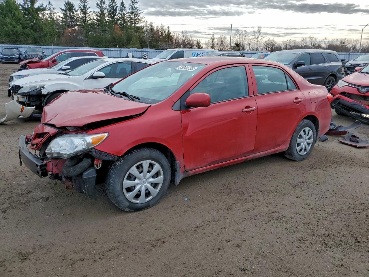 2011 Toyota Corolla LE, VIN 2T1BU4EE2BC632421 — Front end