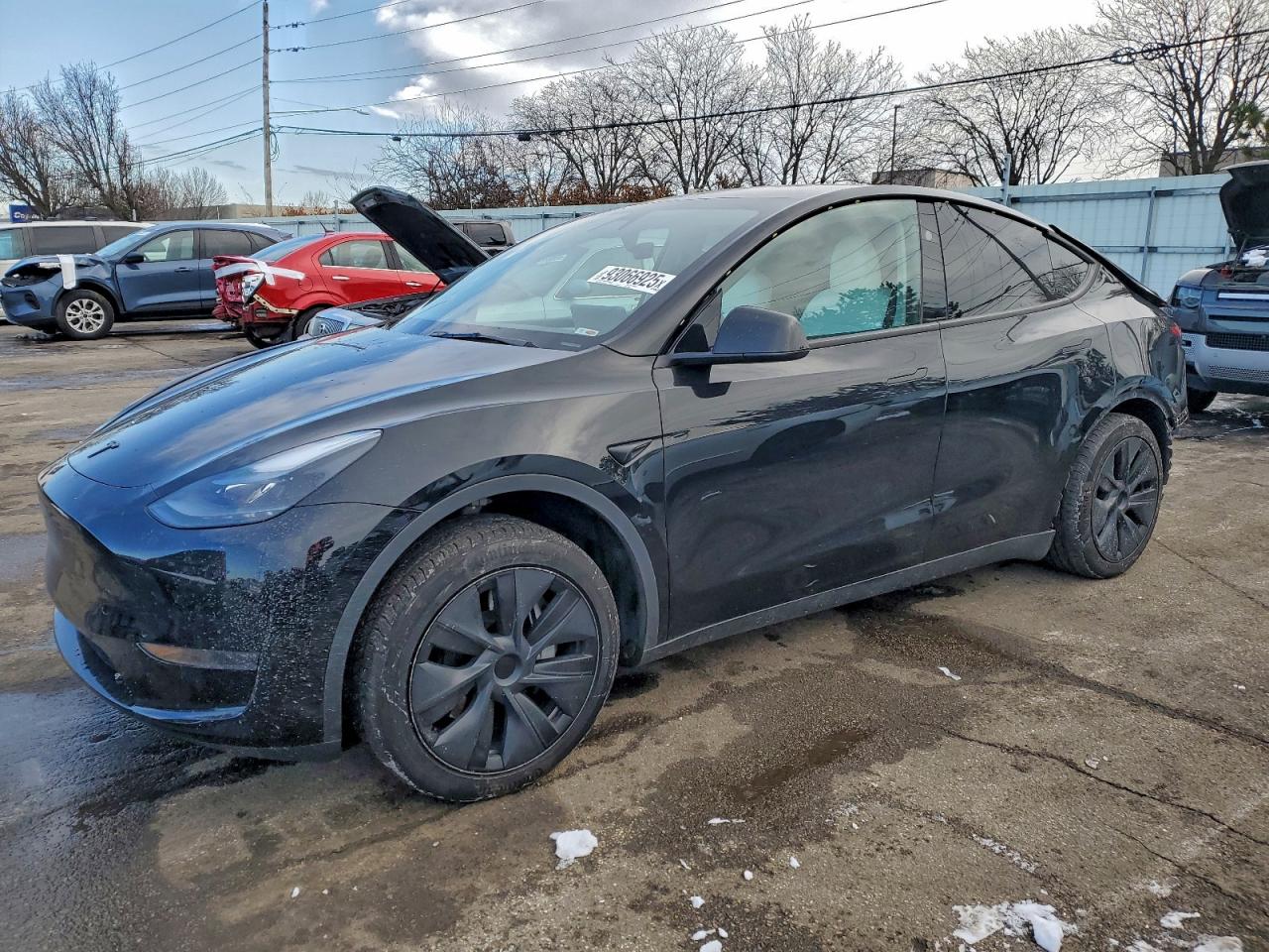 2024 Tesla Model Y, VIN 7SAYGDED8RF230355 — Rear end