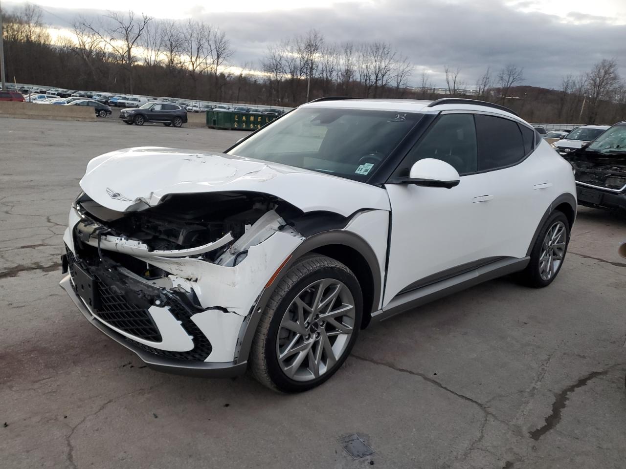 2023 Genesis GV60 Advanced, VIN KMUKCDTC1PU018780 — Front end