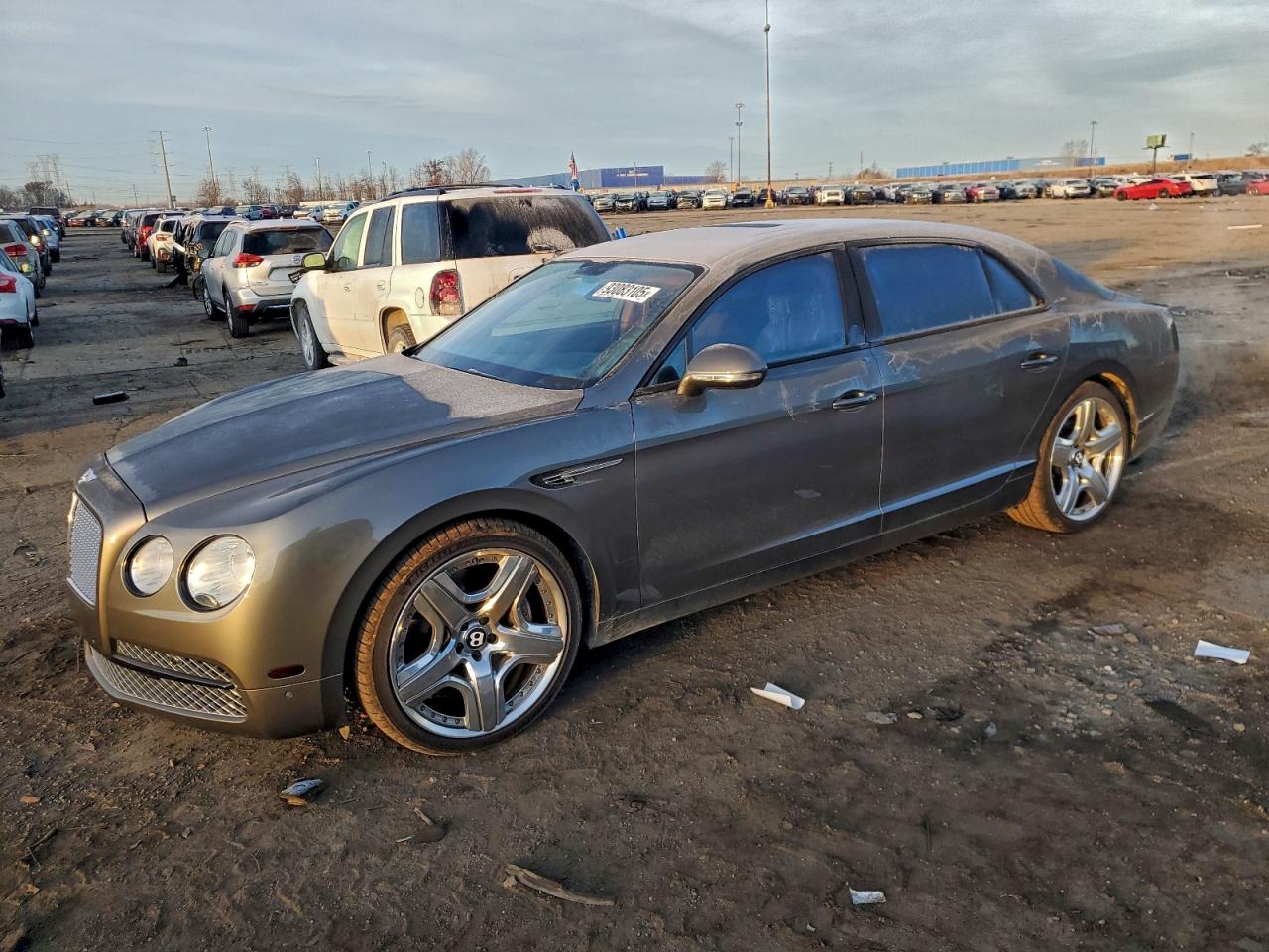 2014 Bentley Flying Spur, VIN SCBEC9ZA0EC094290 — Rear end