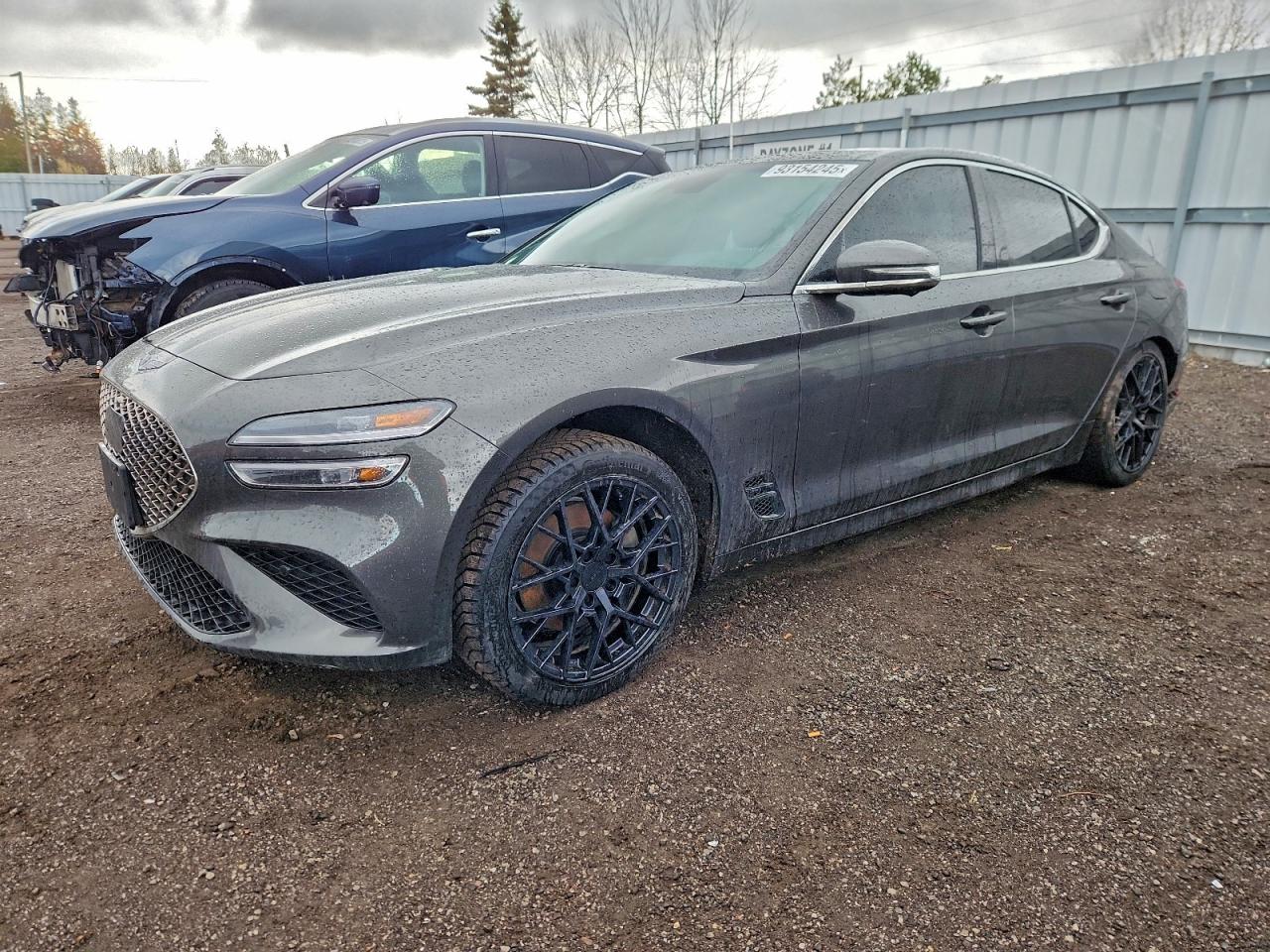 2023 Genesis G70 2.0T, VIN KMTG34TA1PU124865 — Side