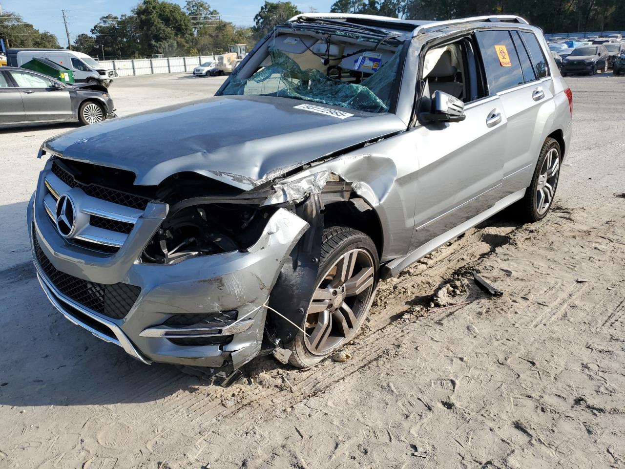 2014 Mercedes-Benz GLK 350, VIN WDCGG5HBXEG219991 — Rollover