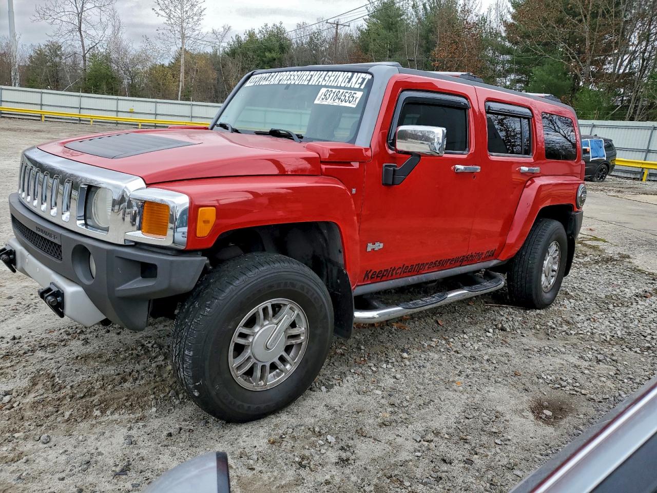 2008 Hummer H3 SUV, VIN 5GTEN13E088164861 — Undercarriage