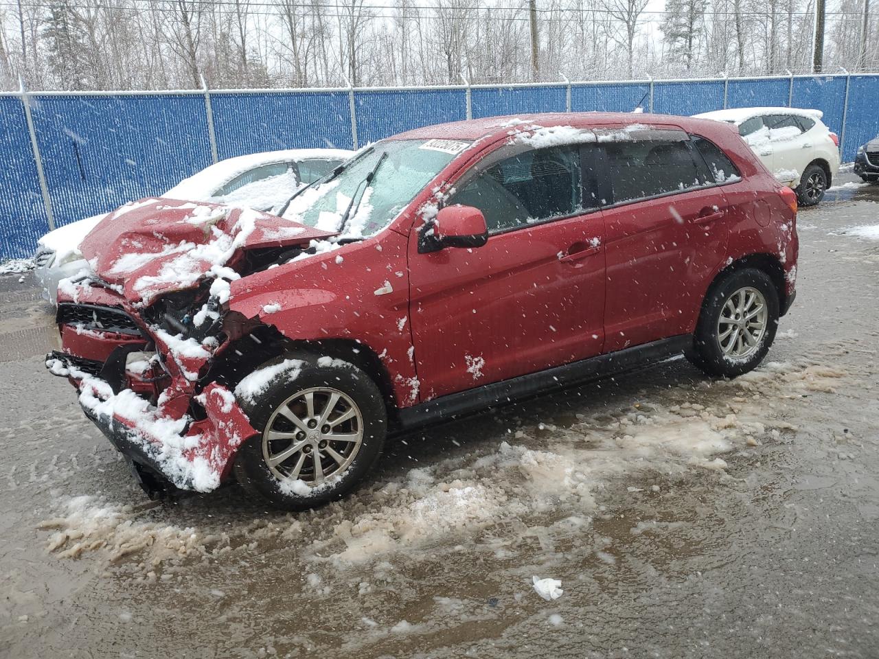 2015 Mitsubishi Outlander Sport SE, VIN 4A4AJ3AU6FE608646 — Front end