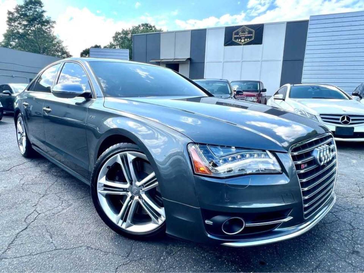 2014 Audi S8, VIN WAUD2AFDXEN005306 — Water / flood